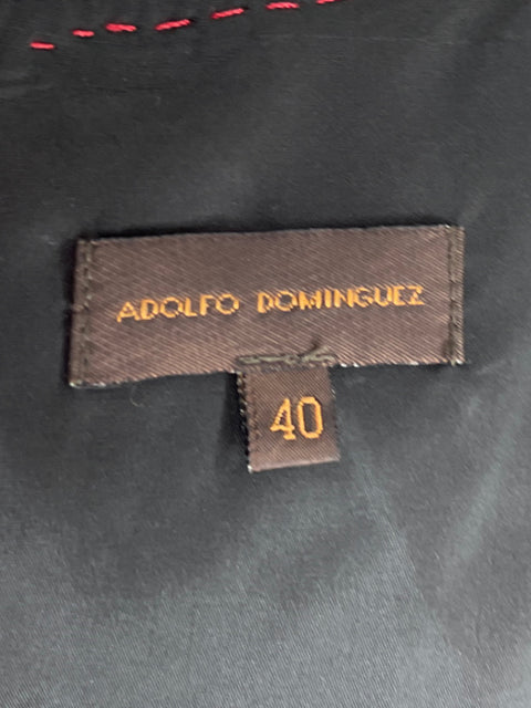 Blusa Adolfo Dominguez Botones Mangas Rojo-Talla 40