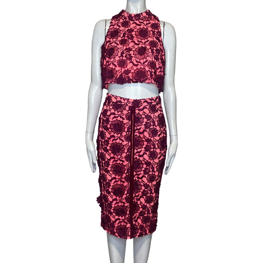 Set Endless Rose Encaje Rosado-Talla L