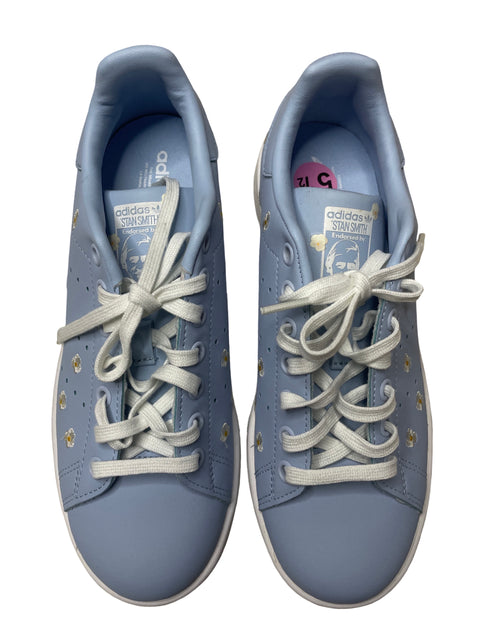 Calzado Adidas Stan Smith Flores Azul - Talla 5.5