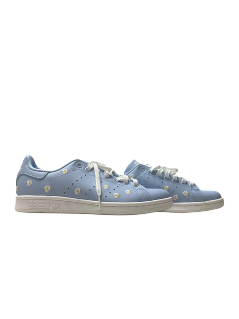 Calzado Adidas Stan Smith Flores Azul - Talla 5.5