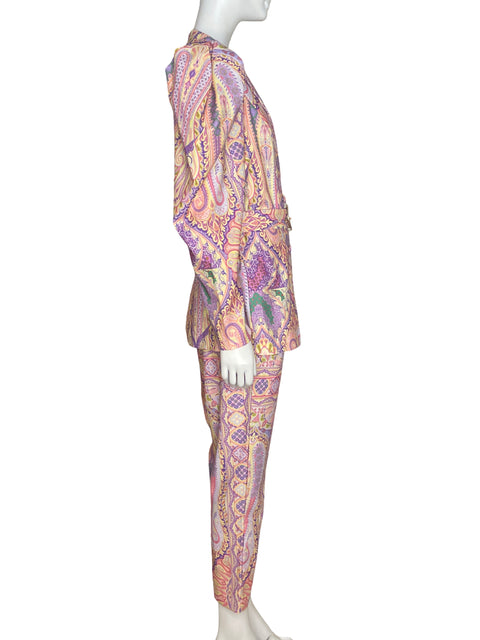 Set Apeach Blazer + Pantalón Rosado-Talla M