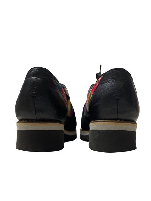 Calzado Bon Bonite Oxford Cuadros Negro - Talla 39