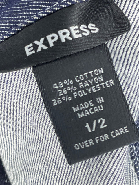 Vestido Express Camisero Jeans Azul-Talla XS