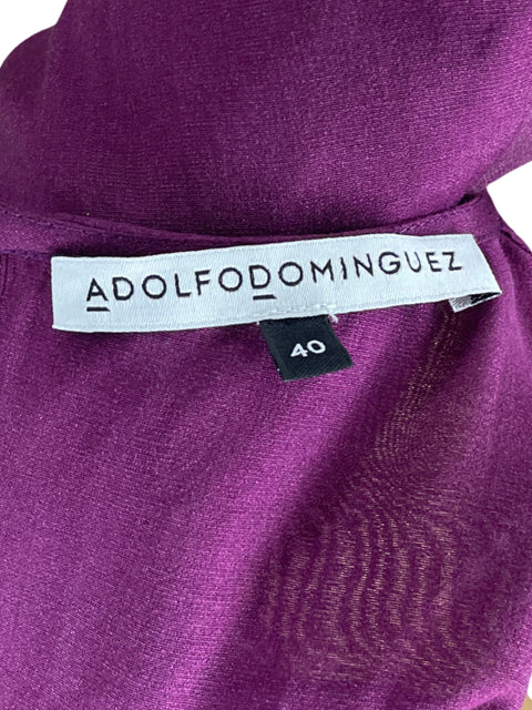 Blusa Adolfo Dominguez Mangas Puff Rojo-Talla 6