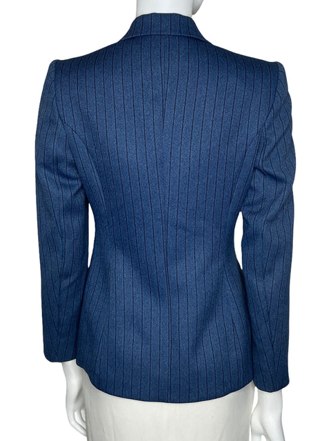 Blazer Armi Rayas Azul-Talla 8