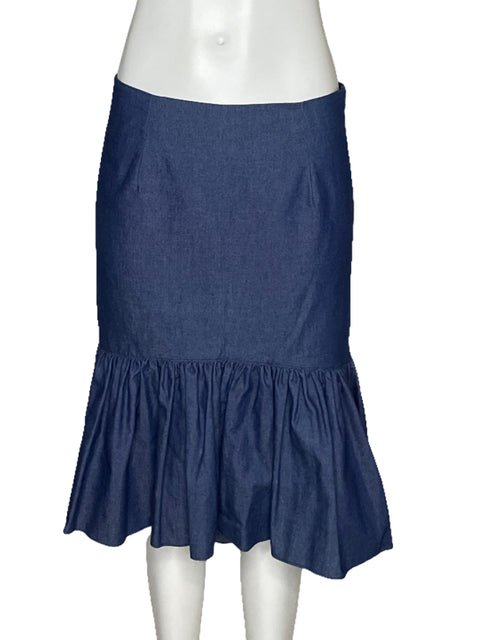 Falda VaVa Vuelos Denim Azul-Talla S