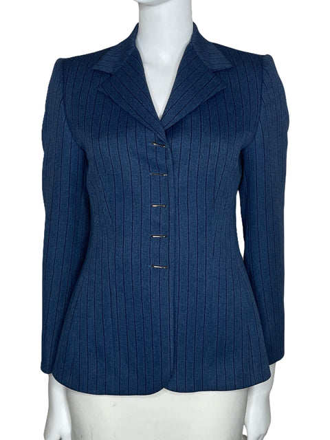 Blazer Armi Rayas Azul-Talla 8