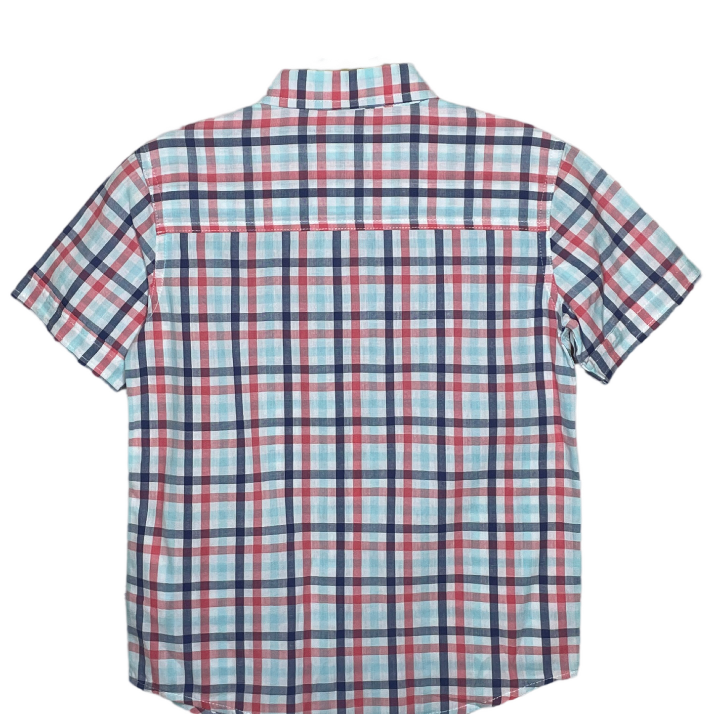 Camisa Nautica Cuadros Rosado-Talla 7