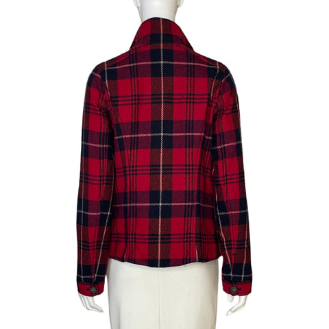 Chaqueta Abercrombie & Fitch Cuadros Rojos-Talla S