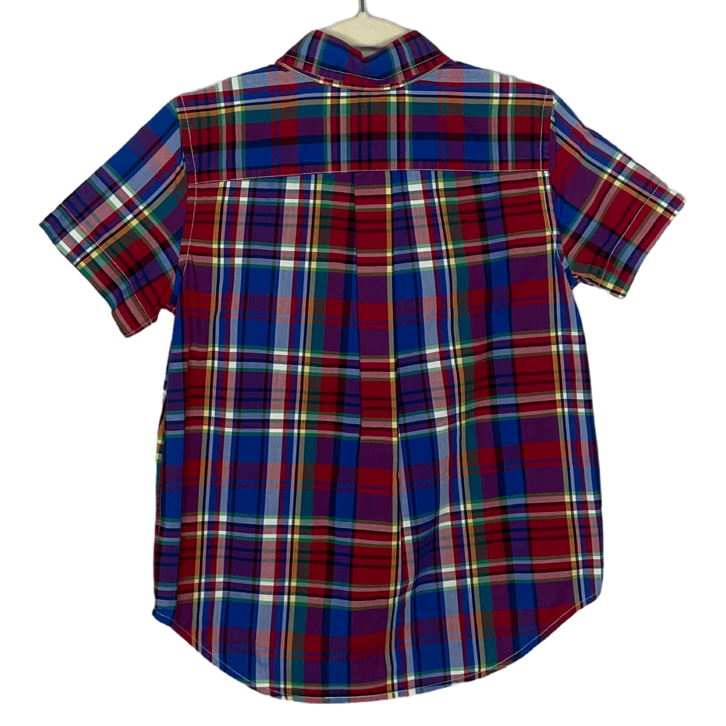 Camisa Ralph Lauren Cuadros Rojo Azul-Talla 5