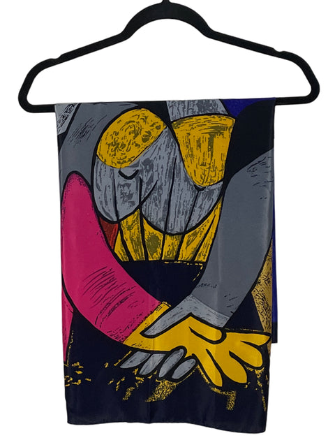 Bufanda Tesoro TPS Artística Azul-Talla U