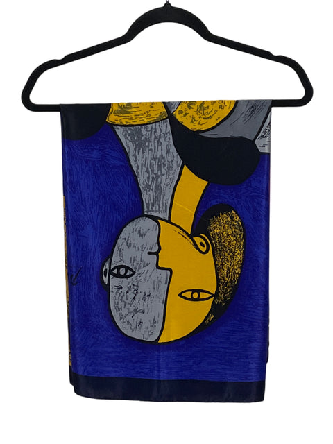 Bufanda Tesoro TPS Artística Azul-Talla U