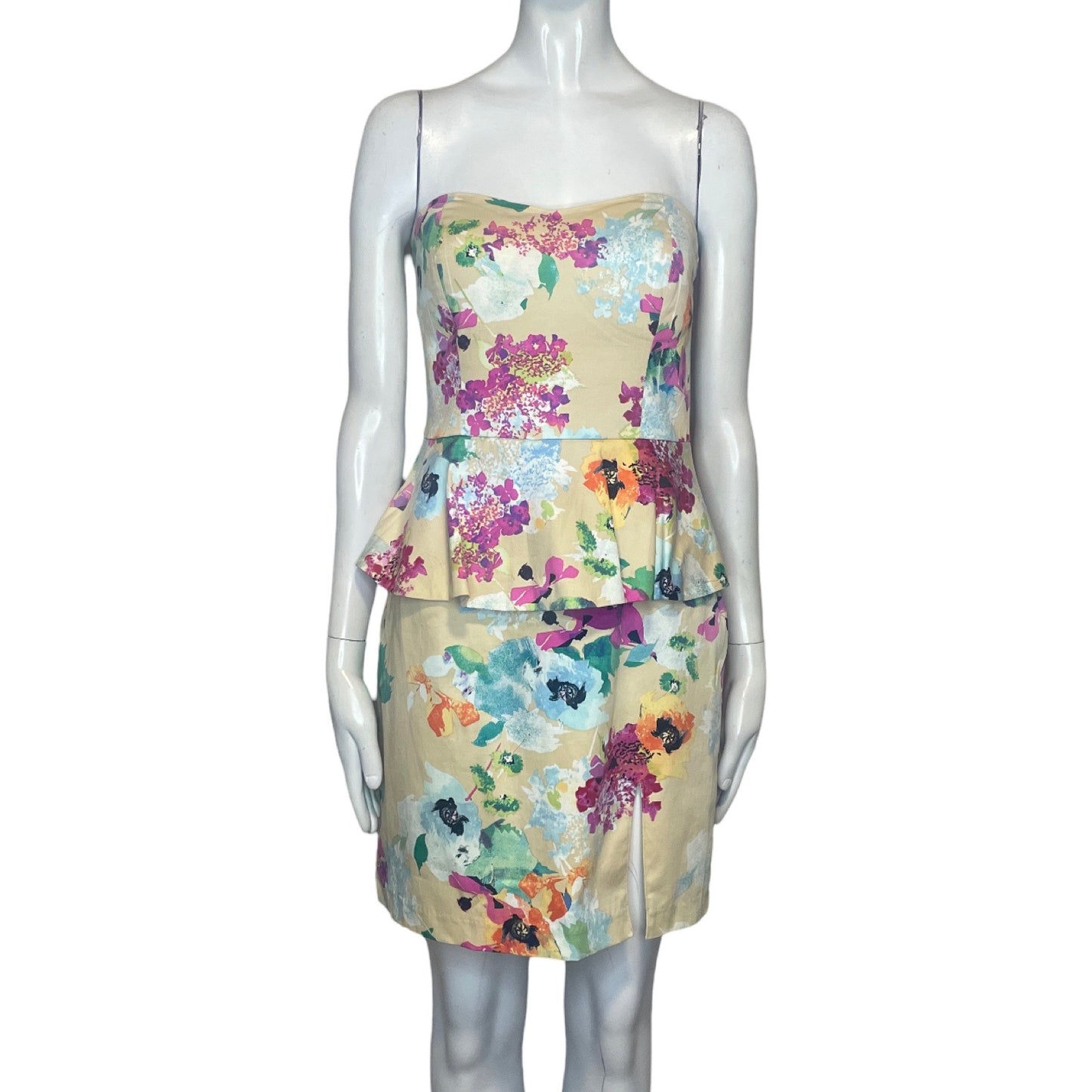Vestido Ark & Co.Flowers Beige-Talla L