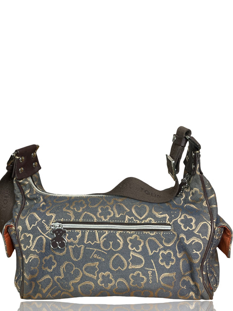 Bolso Tous Pruni Denim Marrón-Talla U