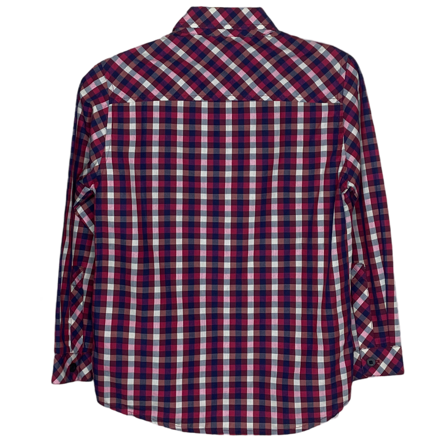 Camisa Pili Carrera Cuadros Rojo-Talla 6