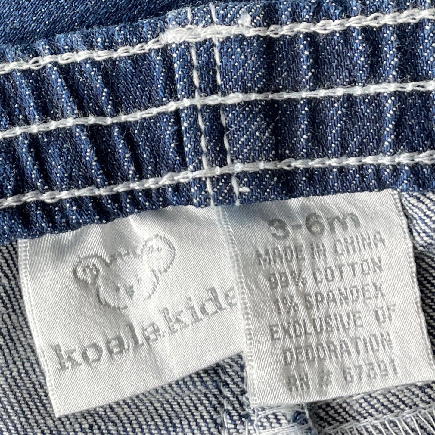 Pantalón Koalakids Jeans Azul-Talla 3/6 M
