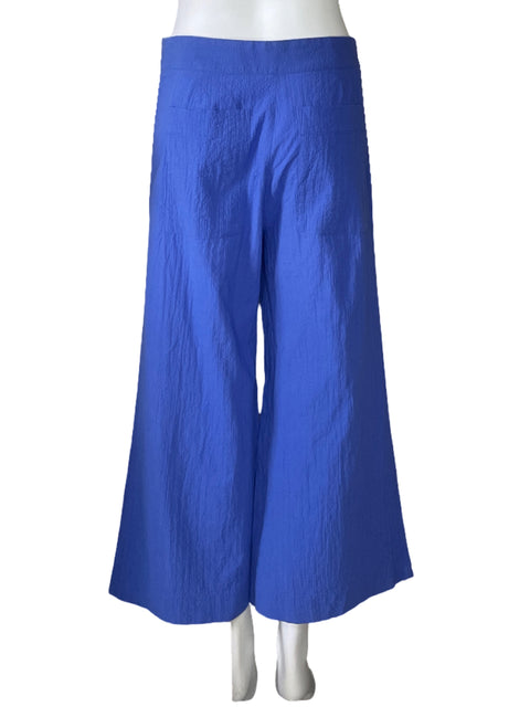Pantalón Adolfo Dominguez Crepe Azul-Talla 38