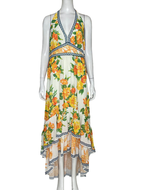 Vestido Tesoro TPS Floral Amarillo-Talla L