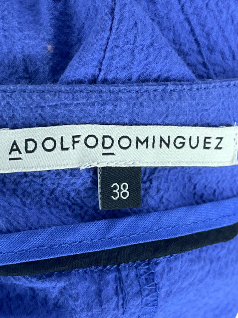 Pantalón Adolfo Dominguez Crepe Azul-Talla 38