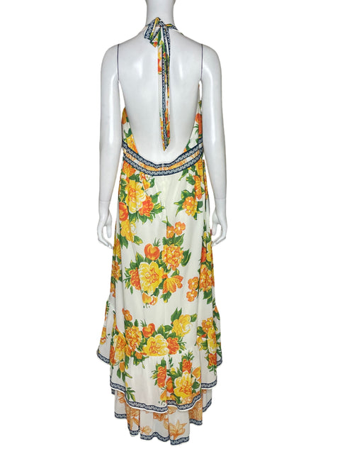 Vestido Tesoro TPS Floral Amarillo-Talla L