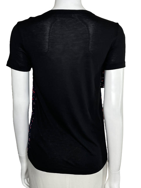 Top Red Valentino Cherry Printed Azul-Talla M
