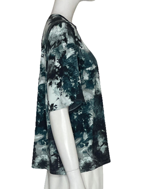 Camiseta Underarmour Tie Dye Azul-Talla L