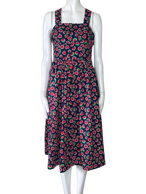 Vestido Louche Estampado Sandia Azul-Talla 8