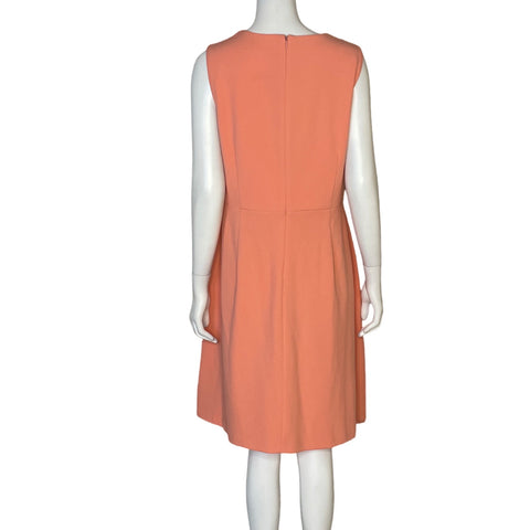 Vestido Calvin Klein Capas Rosado-Talla 12