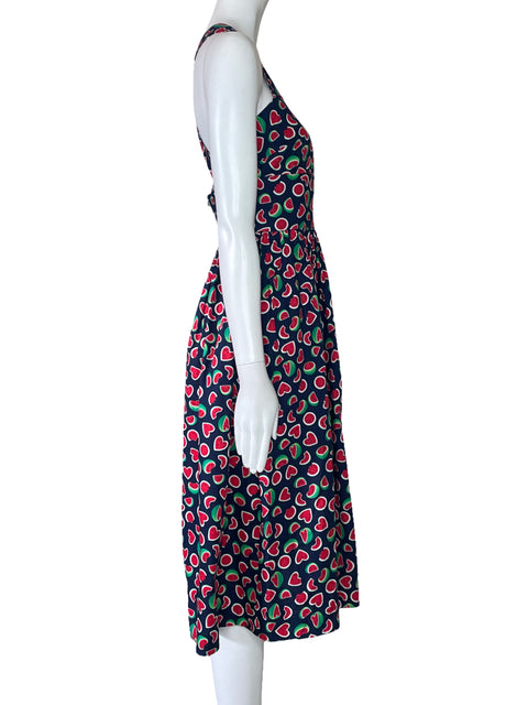Vestido Louche Estampado Sandia Azul-Talla 8