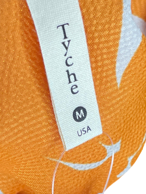 Vestido Tyche Estampado Mini Naranja-Talla M