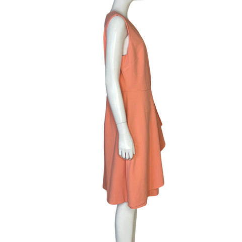 Vestido Calvin Klein Capas Rosado-Talla 12