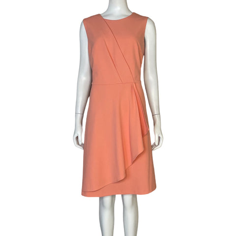 Vestido Calvin Klein Capas Rosado-Talla 12