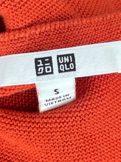 Vestido Uniqlo Punto Naranjado-Talla S