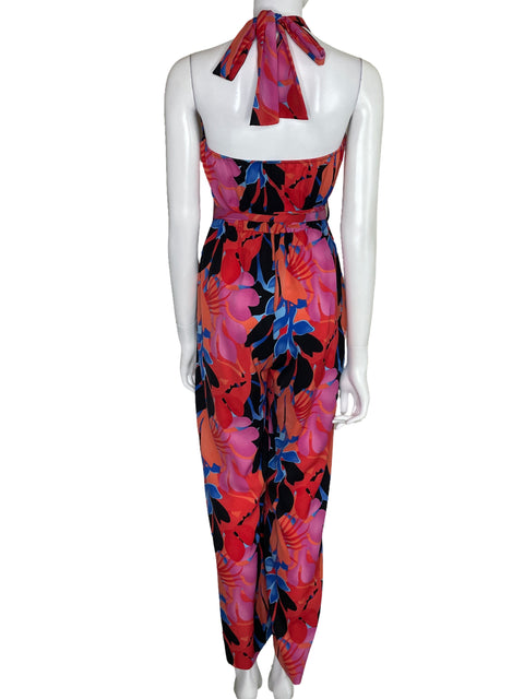 Mono Milk & Honey Floral Halter Rojo-Talla S