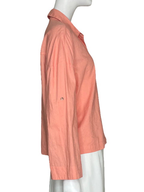 Camisa Esprit Crop Rosado-Talla M