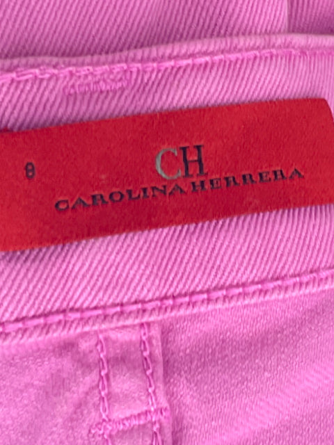 Pantalón Carolina Herrera Denim Rosado-Talla 8