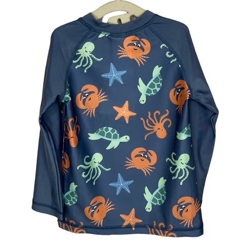 Sueter H&M Manga Larga Azul-Talla 3-4