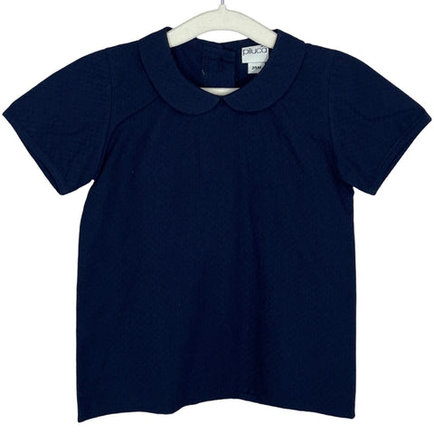 Blusa Piluca Manga Corta Azul-Talla 24 M