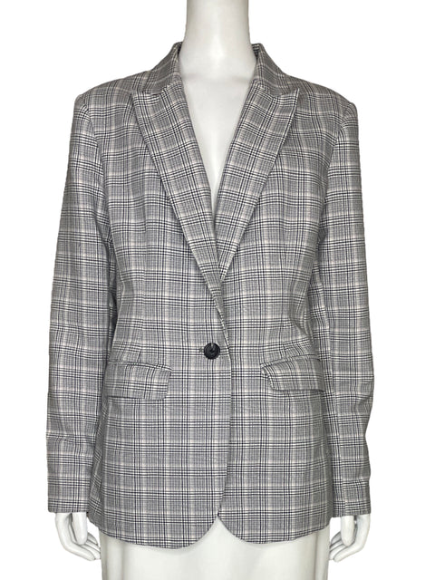 Blazer A new day Cuadros Marrón-Talla 14