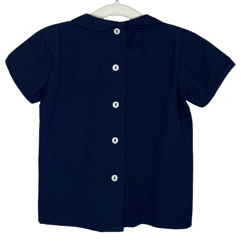 Blusa Piluca Manga Corta Azul-Talla 24 M