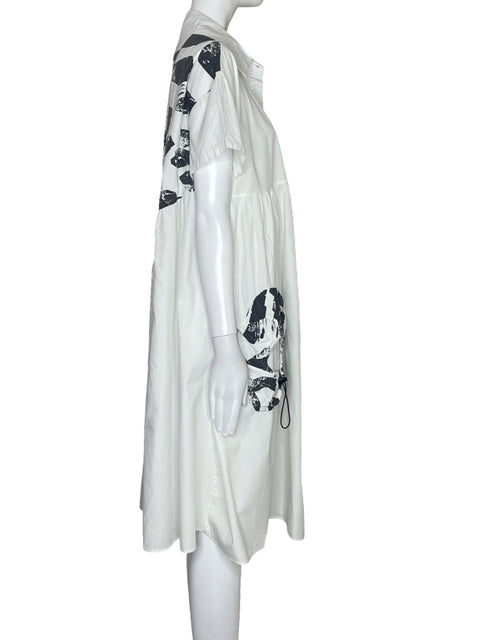 Vestido By Nancy Camisero Mini Blanco-Talla M