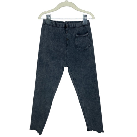 Pantalón Zara Botones Bolsillos Gris-Talla 3-4