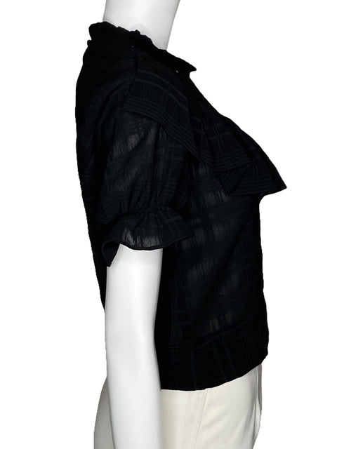 Blusa Milk & Honey Troquelada Negro-Talla M