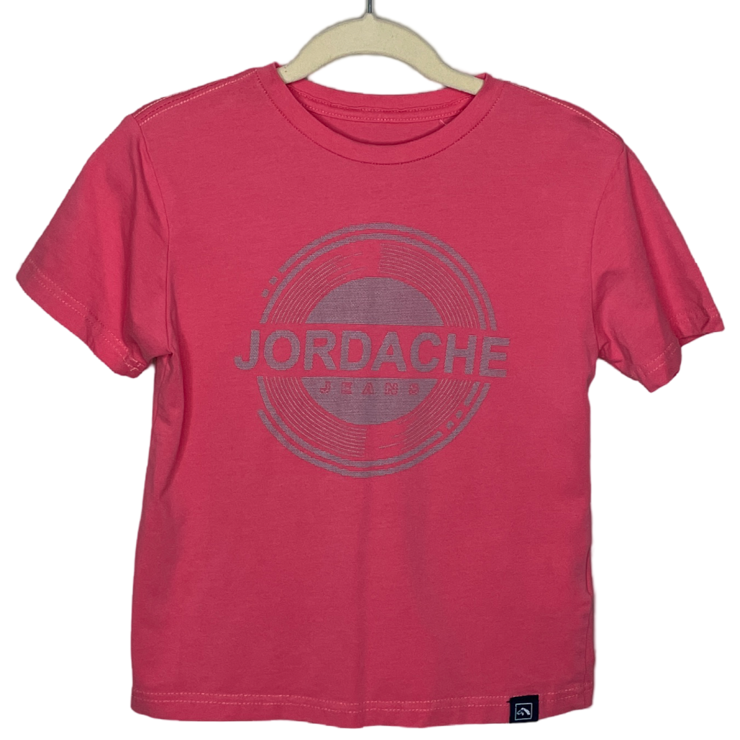 Camiseta Jordache Logo Relieve Rosado-Talla 4