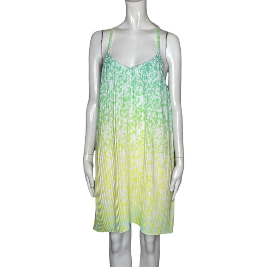Vestido Cache Cache Plizado Verde-Talla 40