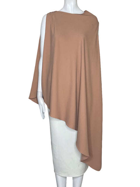 Blusa Gracia Mangas Fluido Beige-Talla L