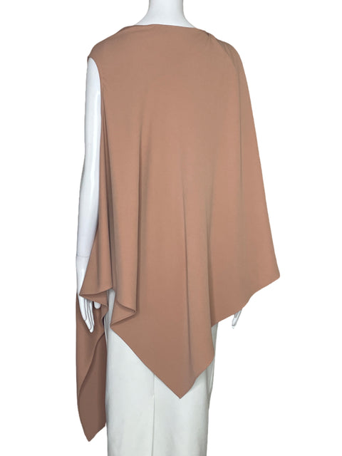 Blusa Gracia Mangas Fluido Beige-Talla L