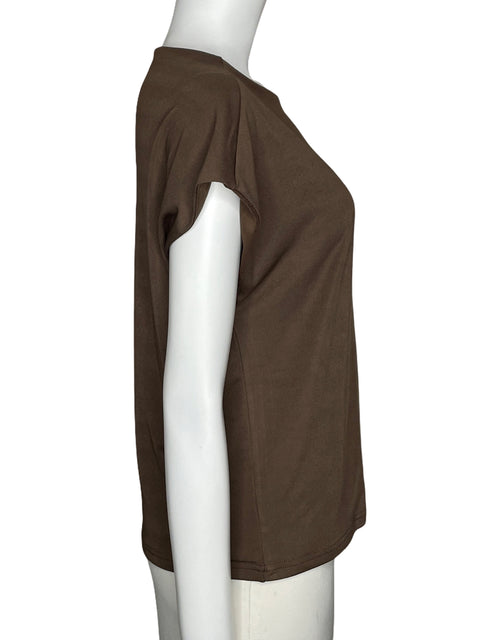 Top OnTwelfth Prendedor Marrón-Talla L