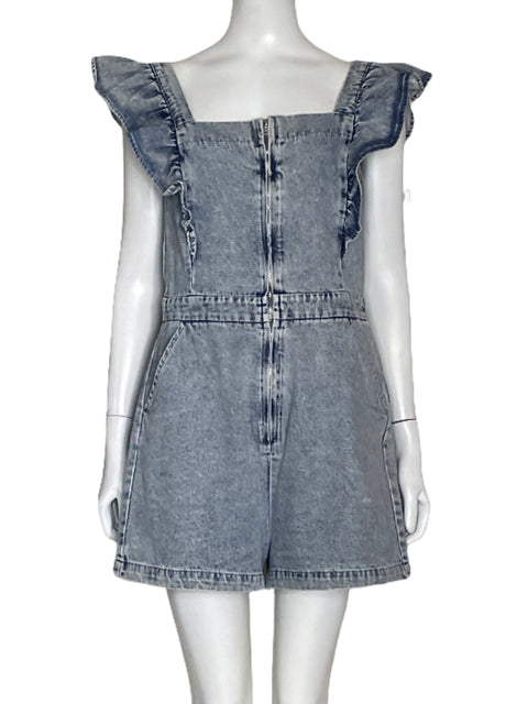Romper Gilli Vuelos Jeans Azul-Talla M