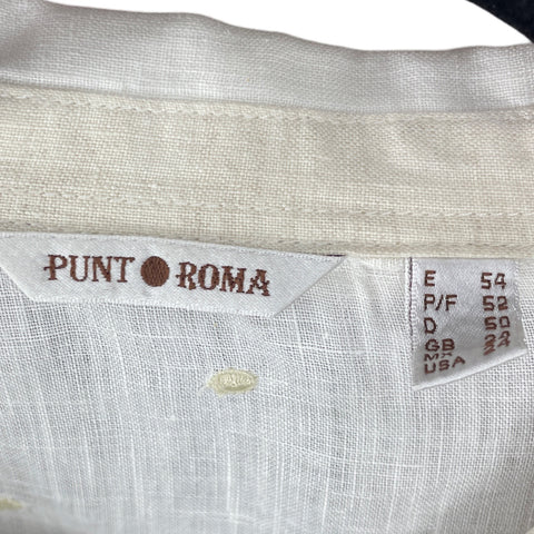 Camisa Punto Roma Puntos Blanco - Talla 24